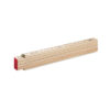 Carpenter ruler in wood 2m