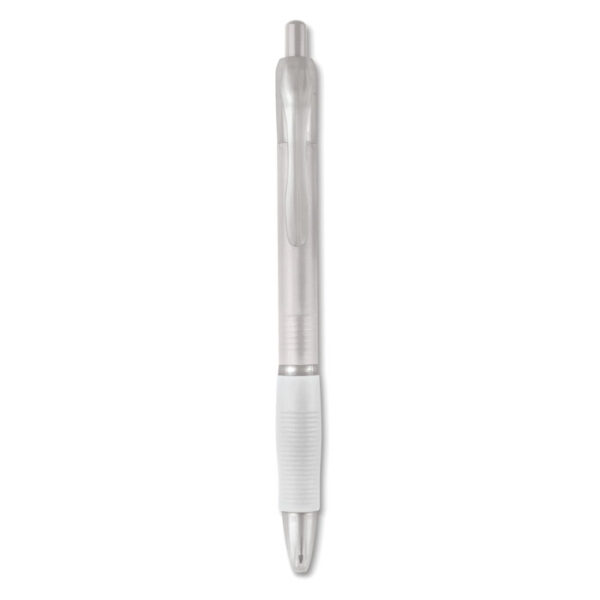 Ball pen with rubber grip