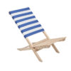 Foldable wooden beach chair