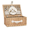 Wicker picnic basket 2 people