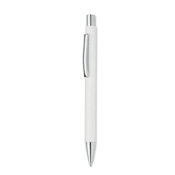 Recycled paper push ball pen