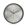 Wall clock w silver background