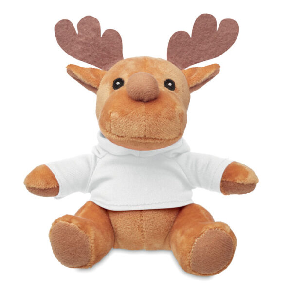 Plush reindeer with hoodie