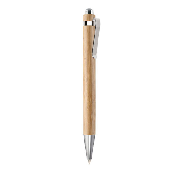 Bamboo automatic ball pen