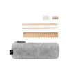 11196_123 NOMAD. Multi-purpose case in recycled felt (100% rPET) with ruler, pencils, rubber and sharpener
