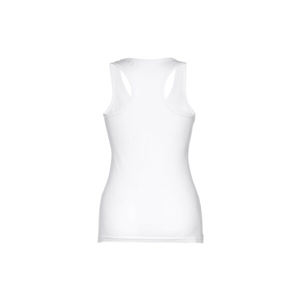 THC TIRANA WH. Women's sleeveless cotton T-shirt. White