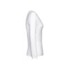 30125_106-c THC BUCHAREST WOMEN WH. Long-sleeved scoop neck fitted T-shirt for women. 100% carded cotton. White