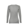 THC BUCHAREST WOMEN. Long-sleeved scoop neck fitted T-shirt for women. 100% carded cotton