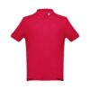 THC ADAM. Men's short-sleeved cotton polo shirt
