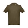 THC ADAM. Men's short-sleeved cotton polo shirt