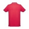 30137_105-b THC ROME. Men's Polo Shirt with contrast colour trim and buttons