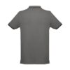 30137_113-b THC ROME. Men's Polo Shirt with contrast colour trim and buttons