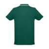 30137_129-b THC ROME. Men's Polo Shirt with contrast colour trim and buttons