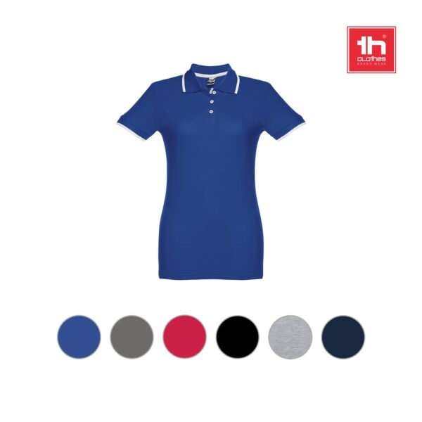 30139_a THC ROME WOMEN. Women's slim fit polo shirt