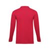 THC BERN. Men's long-sleeved 100% cotton piqué polo shirt with removable label
