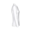 THC BERN WOMEN WH. Women's long-sleeved polo shirt in cotton piqué and viscose with removable label