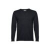 30149_103 THC MILAN. Men's V-neck pullover in cotton and polyamide