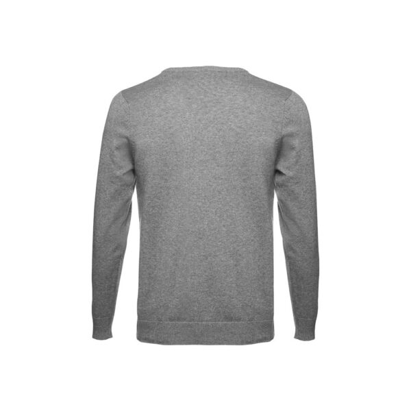 30149_193-b THC MILAN. Men's V-neck pullover in cotton and polyamide