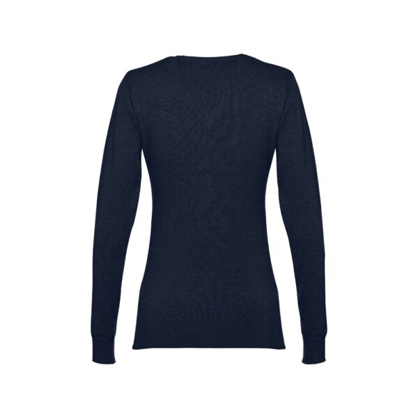 30150_134-b THC MILAN WOMEN. V-neck pullover for women in cotton and polyamide
