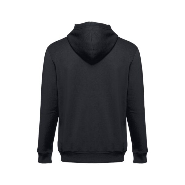 THC AMSTERDAM. Men's hoodie in cotton and polyester with full zip