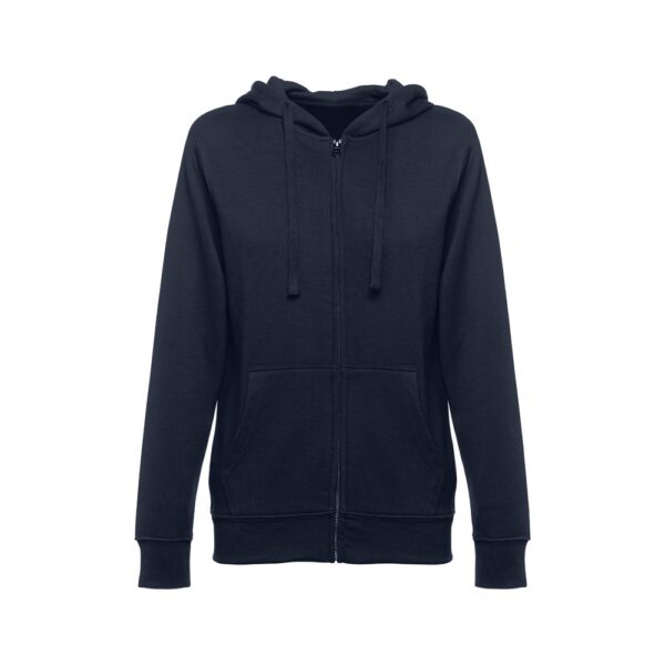 THC AMSTERDAM WOMEN. Women's hoodie in cotton and polyester with full zip