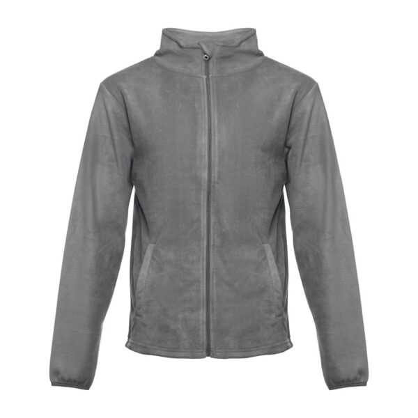 30164_113 THC HELSINKI. Men's Polar fleece jacket with elasticated cuffs