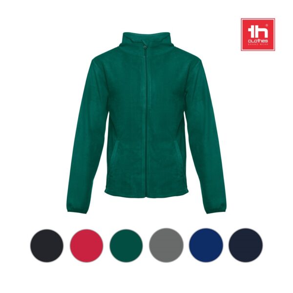 30164_a THC HELSINKI. Men's Polar fleece jacket with elasticated cuffs