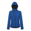 THC ZAGREB WOMEN. Women's softshell jacket with detachable hood and rounded back hem