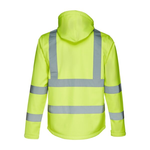 THC ZAGREB WORK. High-visibility softshell jacket (unisex, class 111)