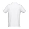 THC MONACO WH. Men's short-sleeved piqué polo shirt in 100% cotton
