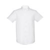 THC LONDON WH. Men's short-sleeved oxford shirt. White
