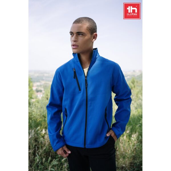 THC EANES. Softshell jacket (unisex) in polyester and elastane