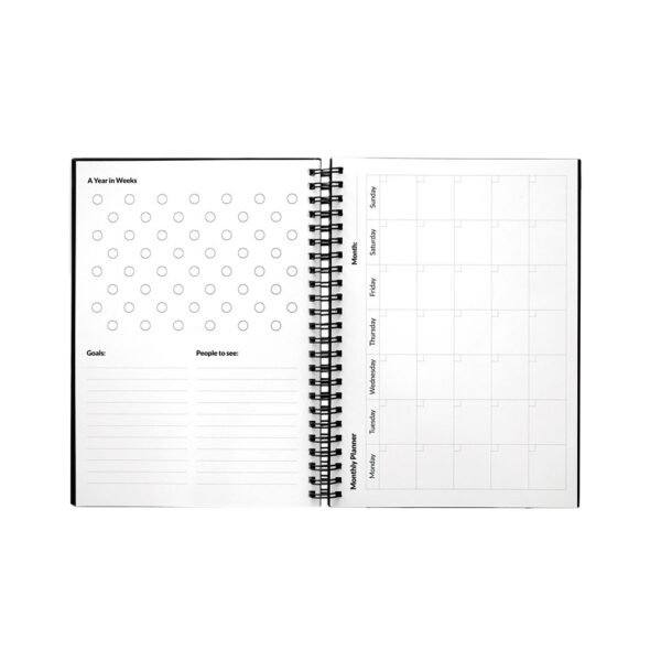 STARTER KIT INFINITE PLANNER A5. Set includes an A5"infinite Diary", cleaning kit, marker and marker holder