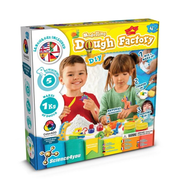 35801_103-a Modeling Dough Factory Kit II. Educational game supplied with a 190T folding gift bag