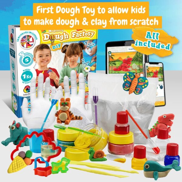 35801_103-c Modeling Dough Factory Kit II. Educational game supplied with a 190T folding gift bag