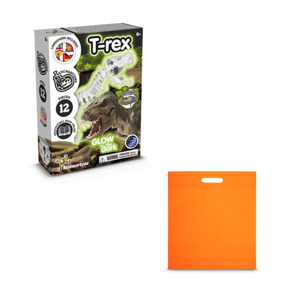 Fossil Excavation Kit IV. Educational game supplied with a non-woven gift bag (80 g/m²)