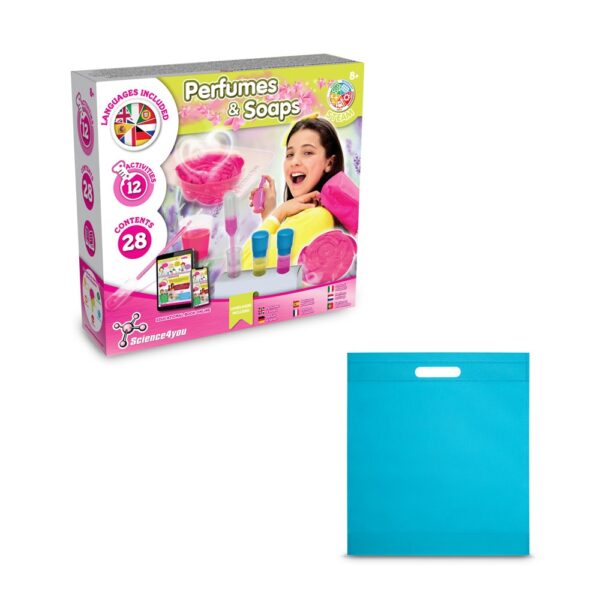 Perfume & Soap Factory Kit IV. Educational game supplied with a non-woven gift bag (80 g/m²)