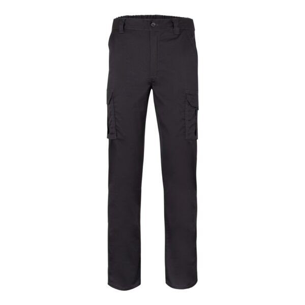 VL LUGH. Multi-pocket stretch trousers (240g/m²) in cotton (46%), EME (38%) and polyester (16%)