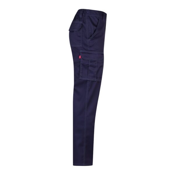 VL LUGH. Multi-pocket stretch trousers (240g/m²) in cotton (46%), EME (38%) and polyester (16%)