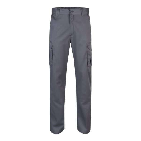VL LUGH. Multi-pocket stretch trousers (240g/m²) in cotton (46%), EME (38%) and polyester (16%)