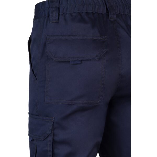 VL LUGH. Multi-pocket stretch trousers (240g/m²) in cotton (46%), EME (38%) and polyester (16%)