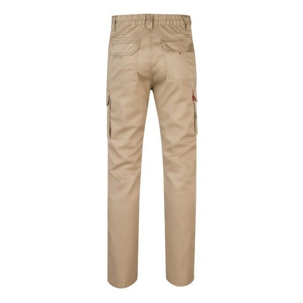VL LUGH. Multi-pocket stretch trousers (240g/m²) in cotton (46%), EME (38%) and polyester (16%)
