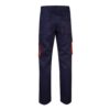 VL HYPNOS. Two-tone multi-pocket twill trousers (200g/m²), in cotton (35%) and polyester (65%)