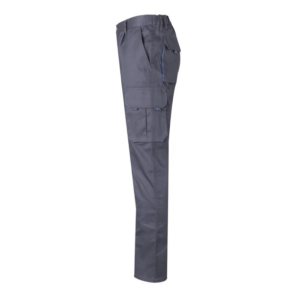 VL HYPNOS. Two-tone multi-pocket twill trousers (200g/m²), in cotton (35%) and polyester (65%)