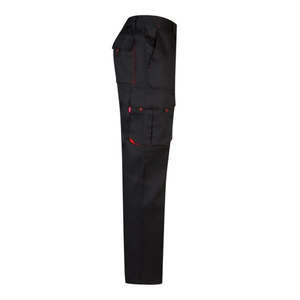 VL HYPNOS. Two-tone multi-pocket twill trousers (200g/m²), in cotton (35%) and polyester (65%)