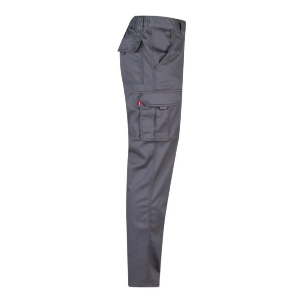 VL PAN. Multi-pocket stretch trousers (290g/m²), in cotton (46%), EME (38%) and polyester (16%)