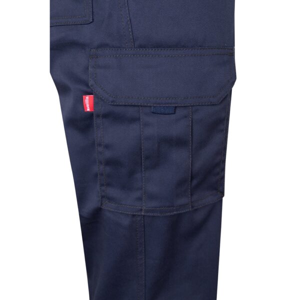 VL PAN. Multi-pocket stretch trousers (290g/m²), in cotton (46%), EME (38%) and polyester (16%)