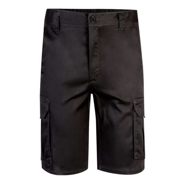 VL HEBE. Multi-pocket stretch Bermuda shorts (240g/m²), in cotton (46%), EME (38%) and polyester (16%)