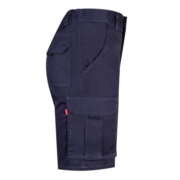 VL HEBE. Multi-pocket stretch Bermuda shorts (240g/m²), in cotton (46%), EME (38%) and polyester (16%)