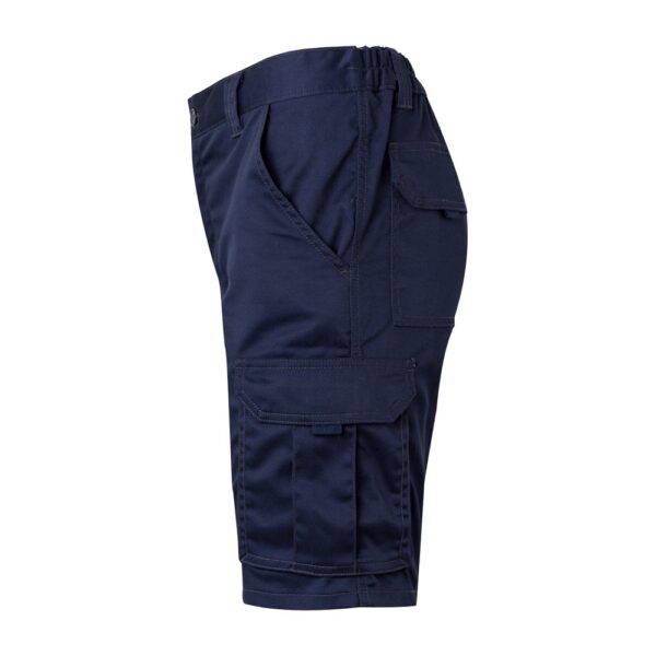 VL HEBE. Multi-pocket stretch Bermuda shorts (240g/m²), in cotton (46%), EME (38%) and polyester (16%)